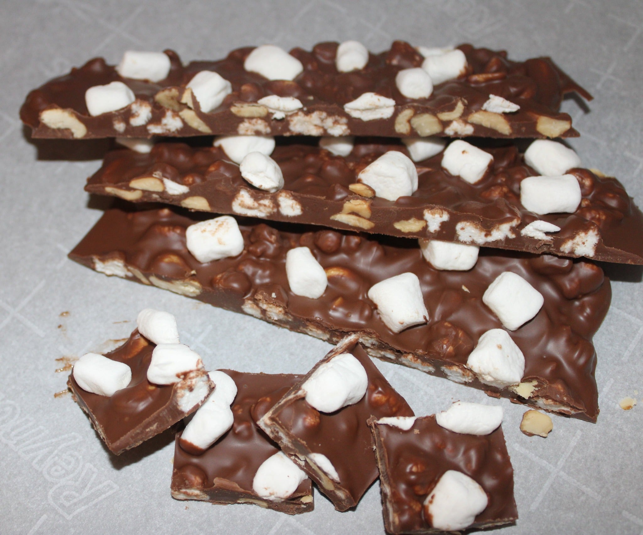 Rocky Road Dark Chocolate Clusters 4 oz bag